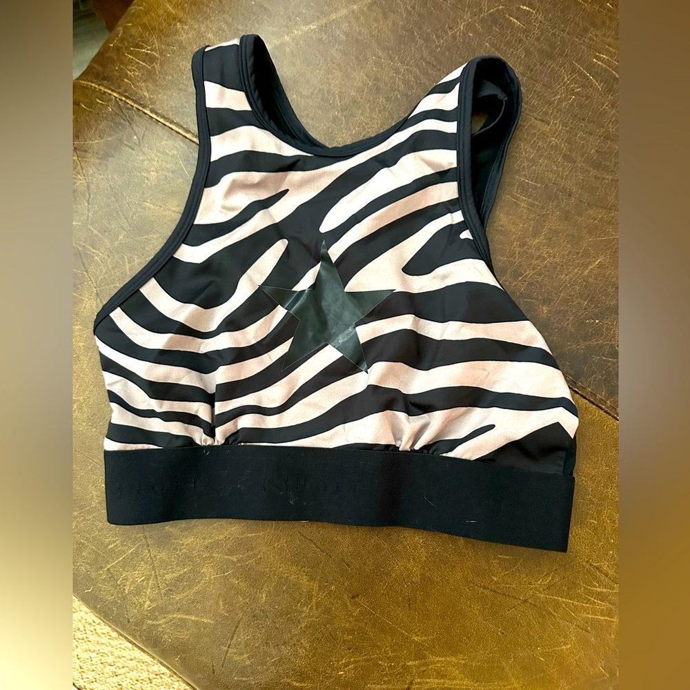 Zebra Print Women's Sports Bra NOLI
